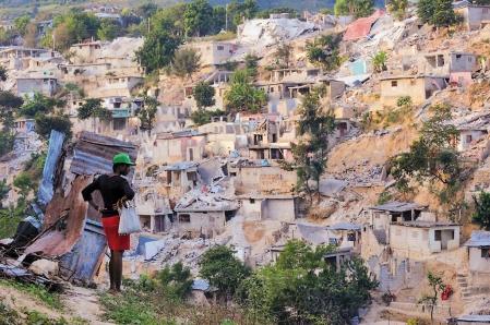 Bidonville détruit Haïti