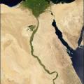 Nil vue de satellite