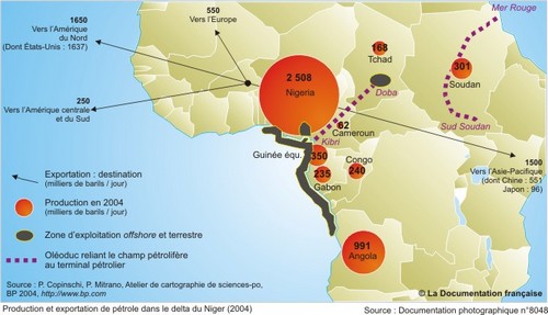 ressources pétrolière Golfe de Guinée