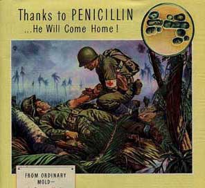 Thanks to penicilline